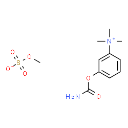 ChemSpider 2D Image | 3-(Carbamoyloxy)-N,N,N-trimethylanilinium methyl sulfate | C11H18N2O6S