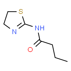 ChemSpider 2D Image | N-(4,5-Dihydro-1,3-thiazol-2-yl)butanamide | C7H12N2OS
