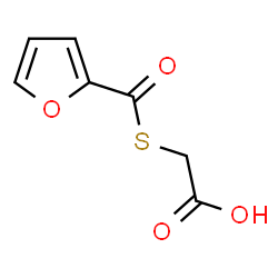 ChemSpider 2D Image | (2-Furoylsulfanyl)acetic acid | C7H6O4S
