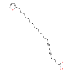 ChemSpider 2D Image | 21-(2-Furyl)-5,7-henicosadiynoic acid | C25H36O3