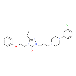 ChemSpider 2D Image | Nefazodone | C25H32ClN5O2