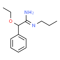 ChemSpider 2D Image | 2-Ethoxy-2-phenyl-N-propylethanimidamide | C13H20N2O