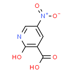 ChemSpider 2D Image | 2-Hydroxy-5-nitronicotinic acid | C6H4N2O5