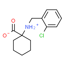 ChemSpider 2D Image | 1-[(2-Chlorobenzyl)ammonio]cyclohexanecarboxylate | C14H18ClNO2
