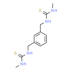ChemSpider 2D Image | 1,1'-[1,3-Phenylenebis(methylene)]bis[3-methyl(thiourea)] | C12H18N4S2