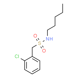 ChemSpider 2D Image | 1-(2-Chlorophenyl)-N-pentylmethanesulfonamide | C12H18ClNO2S