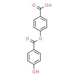 ChemSpider 2D Image | 4-[(4-Hydroxybenzoyl)oxy]benzoic acid | C14H10O5