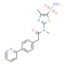 ChemSpider 2D Image | Pritelivir | C18H18N4O3S2