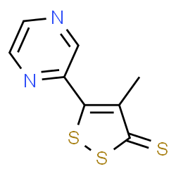ChemSpider 2D Image | Oltipraz | C8H6N2S3