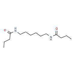 ChemSpider 2D Image | N-(6-BUTANAMIDOHEXYL)BUTANAMIDE | C14H28N2O2
