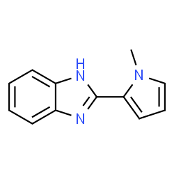 ChemSpider 2D Image | 2-(1-Methyl-1H-pyrrol-2-yl)-1H-benzimidazole | C12H11N3