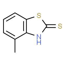 ChemSpider 2D Image | 4-methyl-2-mercaptobenzothiazole | C8H7NS2