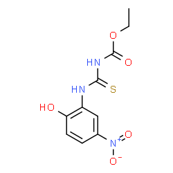 ChemSpider 2D Image | Ethyl [(2-hydroxy-5-nitrophenyl)carbamothioyl]carbamate | C10H11N3O5S