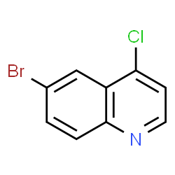 ChemSpider 2D Image | 6-Bromo-4-chloroquinoline | C9H5BrClN