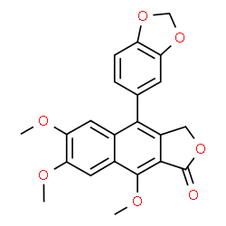ChemSpider 2D Image | Justicidin C | C22H18O7