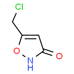 ChemSpider 2D Image | 5-(Chloromethyl)-1,2-oxazol-3(2H)-one | C4H4ClNO2
