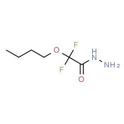 ChemSpider 2D Image | 2-Butoxy-2,2-difluoroacetohydrazide | C6H12F2N2O2