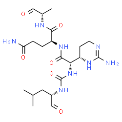 ChemSpider 2D Image | Elastatinal | C21H36N8O6