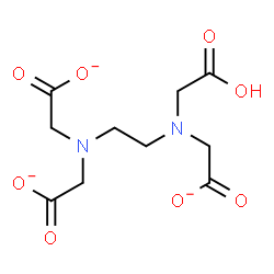 ChemSpider 2D Image | 2,2'-({2-[(Carboxylatomethyl)(carboxymethyl)amino]ethyl}imino)diacetate | C10H13N2O8