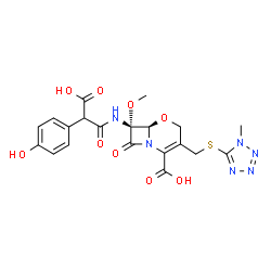 ChemSpider 2D Image | Latamoxef | C20H20N6O9S