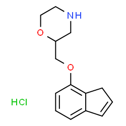 ChemSpider 2D Image | Indeloxazine hydrochloride | C14H18ClNO2