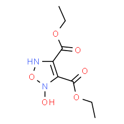 ChemSpider 2D Image | Diethyl 2-hydroxy-2,5-dihydro-1,2,5-oxadiazole-3,4-dicarboxylate | C8H12N2O6