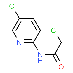 ChemSpider 2D Image | 2-Chloro-N-(5-chloro-2-pyridinyl)acetamide | C7H6Cl2N2O