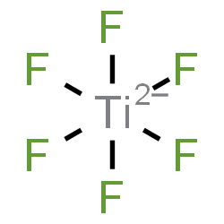 ChemSpider 2D Image | Hexafluorotitanate(2-) | F6Ti