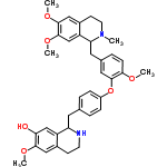 InChI=1/C37H42N2O6/c1-39-15-13-26-20-35(43-4)36(44-5)22-29(26)31(39)17-24-8-11-33(41-2)37(18-24)45-27-9-6-23(7-10-27)16-30-28-21-32(40)34(42-3)19-25(28)12-14-38-30/h6-11,18-22,30-31,38,40H,12-17H2,1-5H3