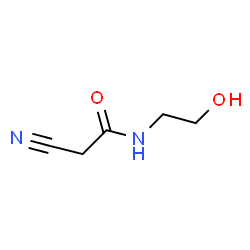 ChemSpider 2D Image | 2-Cyano-N-(2-hydroxyethyl)acetamide | C5H8N2O2