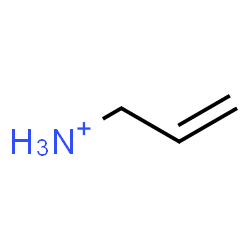 ChemSpider 2D Image | 2-Propen-1-aminium | C3H8N