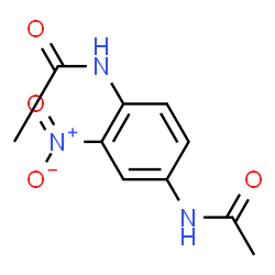 ChemSpider 2D Image | 1,4-Diacetamido-2-nitrobenzene | C10H11N3O4