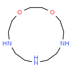 ChemSpider 2D Image | 1,4-Dioxa-7,10,13-triazacyclopentadecane | C10H23N3O2