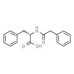 ChemSpider 2D Image | Phenylacetyl-L-phenylalanine | C17H17NO3