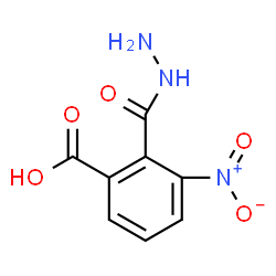 ChemSpider 2D Image | 2-(Hydrazinocarbonyl)-3-nitrobenzoic acid | C8H7N3O5