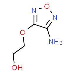 ChemSpider 2D Image | 2-[(4-Amino-1,2,5-oxadiazol-3-yl)oxy]ethanol | C4H7N3O3