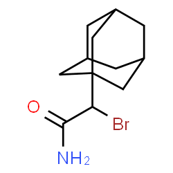 ChemSpider 2D Image | 2-(Adamantan-1-yl)-2-bromoacetamide | C12H18BrNO