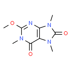 ChemSpider 2D Image | Methylliberine | C9H12N4O3
