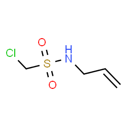 ChemSpider 2D Image | N-Allyl-1-chloromethanesulfonamide | C4H8ClNO2S