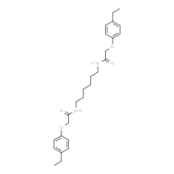 ChemSpider 2D Image | N,N'-1,6-Hexanediylbis[2-(4-ethylphenoxy)acetamide] | C26H36N2O4