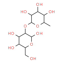 ChemSpider 2D Image | 2-O-(6-Deoxyhexopyranosyl)hexopyranose | C12H22O10