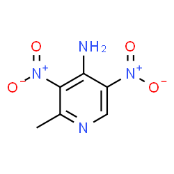 ChemSpider 2D Image | 2-Methyl-3,5-dinitro-4-pyridinamine | C6H6N4O4
