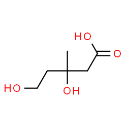 ChemSpider 2D Image | DL-Mevalonic acid | C6H12O4
