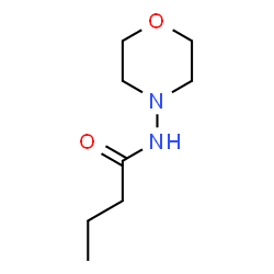 ChemSpider 2D Image | N-(4-Morpholinyl)butanamide | C8H16N2O2