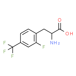 ChemSpider 2D Image | 2-Fluoro-4-(trifluoromethyl)phenylalanine | C10H9F4NO2