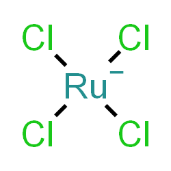 ChemSpider 2D Image | Tetrachlororuthenate(1-) | Cl4Ru