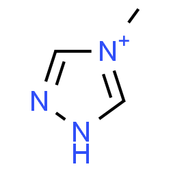 ChemSpider 2D Image | 4-Methyl-1H-1,2,4-triazol-4-ium | C3H6N3