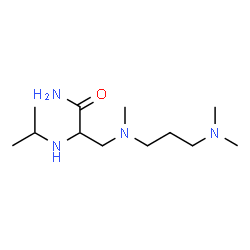 ChemSpider 2D Image | 3-{[3-(Dimethylamino)propyl](methyl)amino}-N~2~-isopropylalaninamide | C12H28N4O