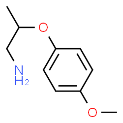 ChemSpider 2D Image | 2-(4-Methoxyphenoxy)propylamine | C10H15NO2