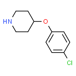 ChemSpider 2D Image | 4-(4-Chlorophenoxy)piperidine | C11H14ClNO